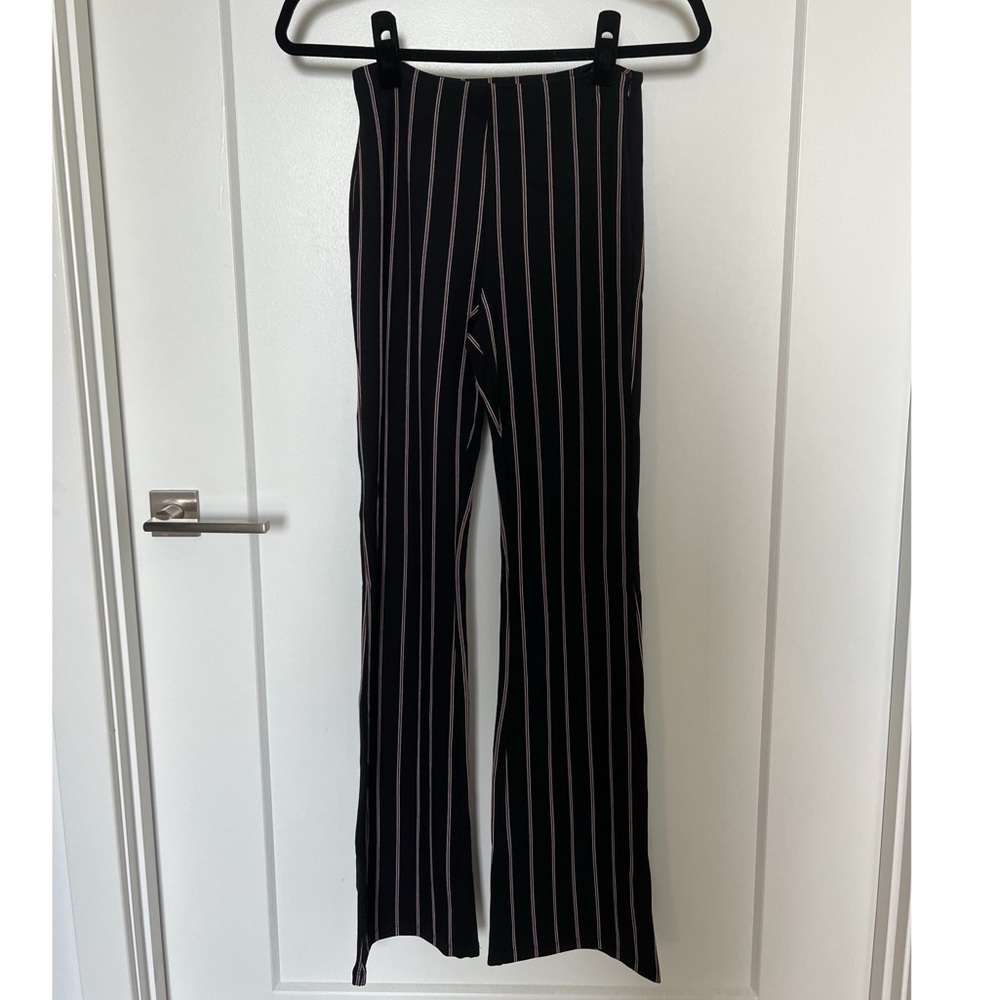 Stripped Straight Leg Pants